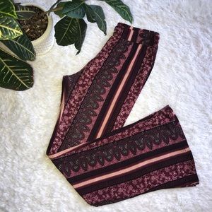 •Charlotte Russe• Paisley BellBottoms- Stretchy!